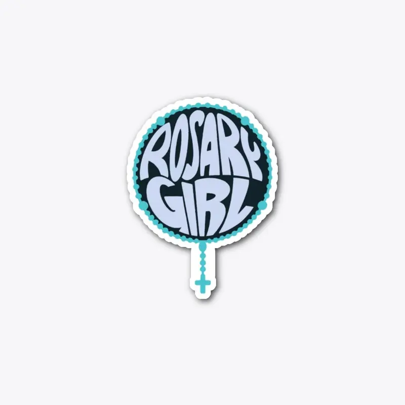 Rosary Girl Logo Sticker